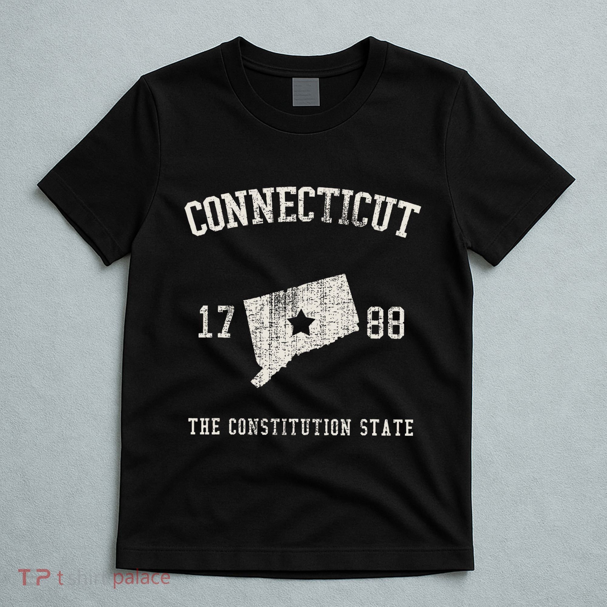 Connecticut The Constitution State Vintage T-Shirt
