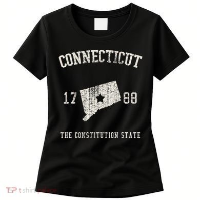Connecticut The Constitution State Vintage Women's T-Shirt
