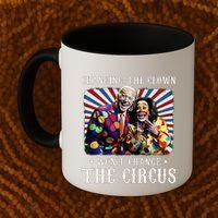 Changing The Clown WonT Change The Circus Kamala Clown Coffee Mug thumb 2