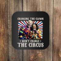 Changing The Clown WonT Change The Circus Kamala Clown Coaster thumb 0