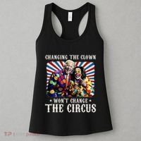 Changing The Clown WonT Change The Circus Kamala Clown Women's Tank Top thumb 3