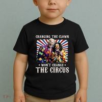 Changing The Clown WonT Change The Circus Kamala Clown Toddler T-Shirt thumb 2