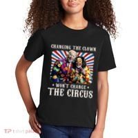 Changing The Clown WonT Change The Circus Kamala Clown Kids T-Shirt thumb 2