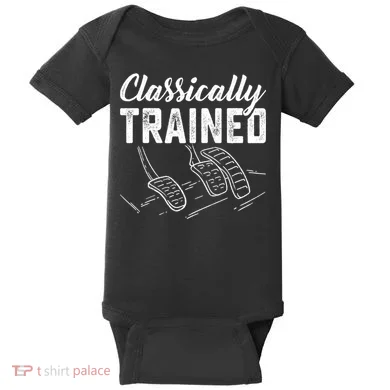 Classically Trained Car Pedals Driving Baby Bodysuit