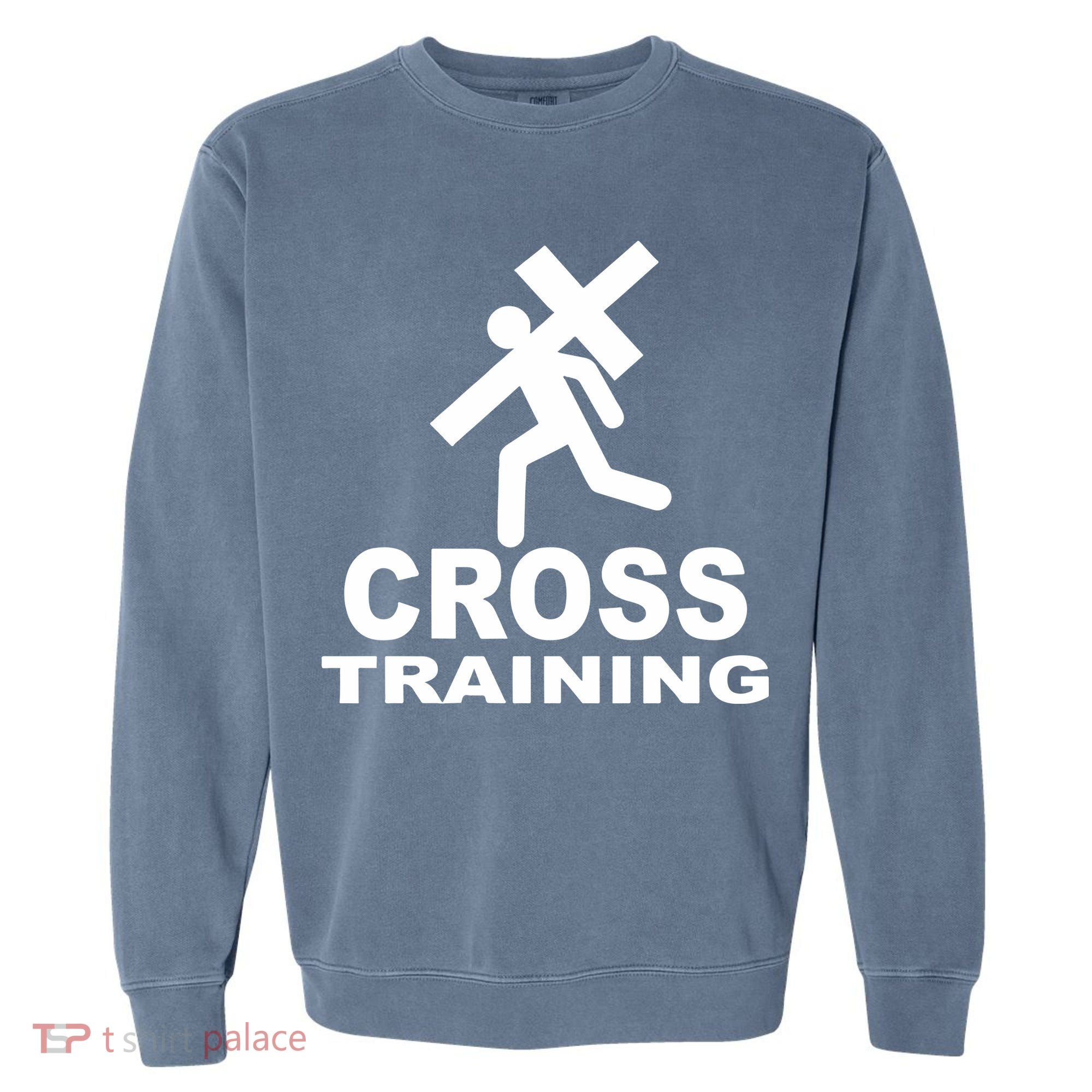 Cross Training Garment-Dyed Sweatshirt
