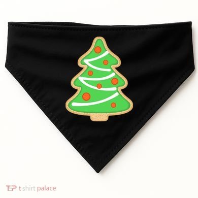 Christmas Tree Cookie Cute Holiday USA-Made Doggie Bandana