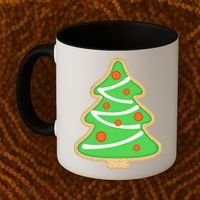 Christmas Tree Cookie Cute Holiday Coffee Mug thumb 2