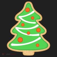 Christmas Tree Cookie Cute Holiday Tumbler thumb 3