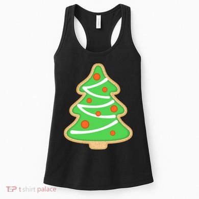 Christmas Tree Cookie Cute Holiday Women's Tank Top