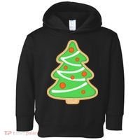 Christmas Tree Cookie Cute Holiday Toddler Hoodie thumb 0