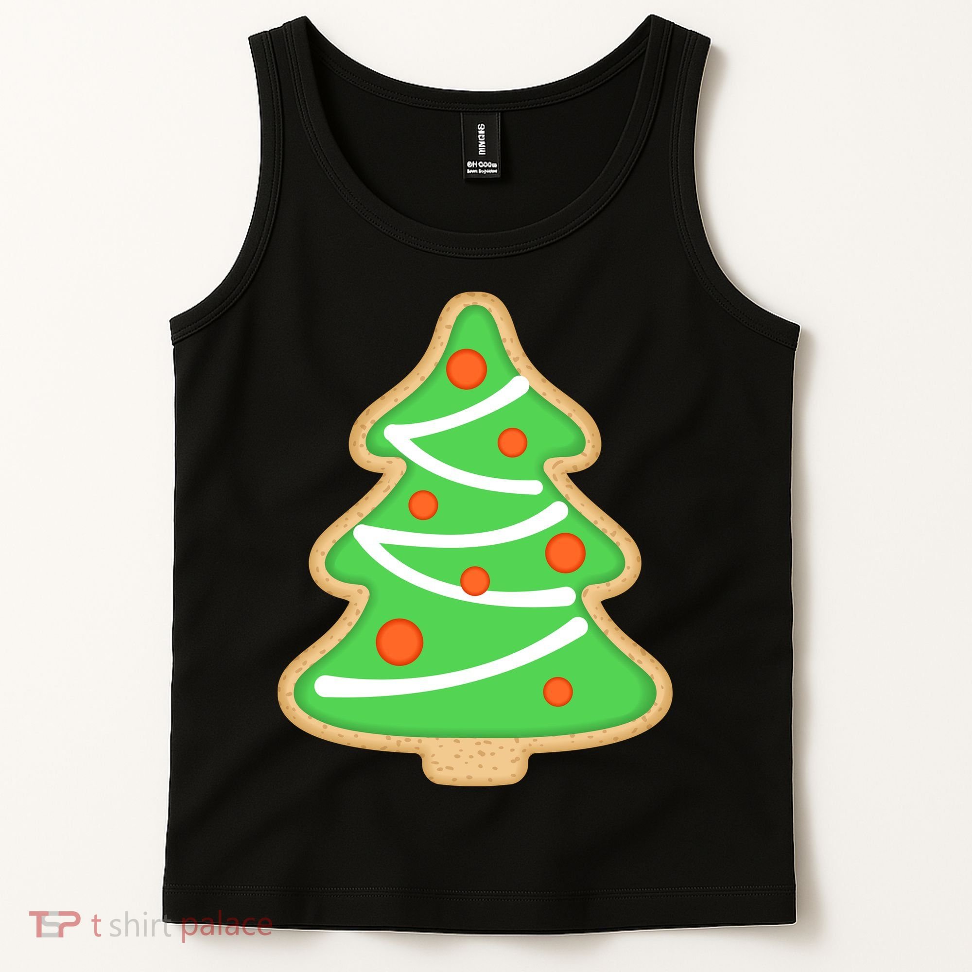 Christmas Tree Cookie Cute Holiday Tank Top