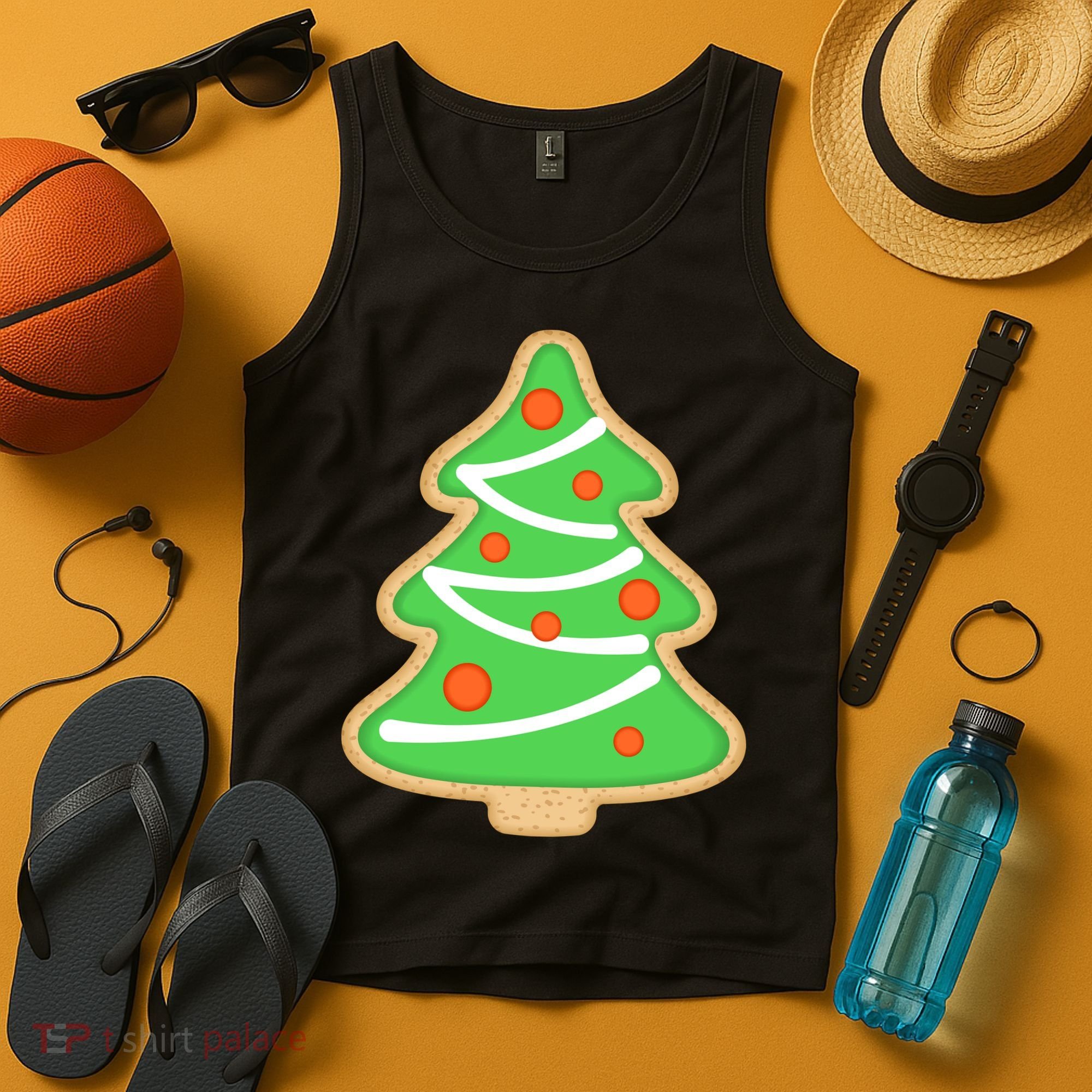 Christmas Tree Cookie Cute Holiday Tank Top