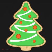 Christmas Tree Cookie Cute Holiday Tank Top thumb 6