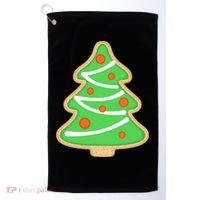 Christmas Tree Cookie Cute Holiday Golf Towel thumb 0