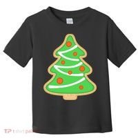 Christmas Tree Cookie Cute Holiday Toddler T-Shirt thumb 0