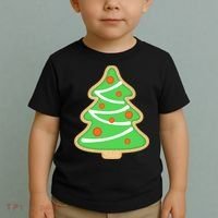 Christmas Tree Cookie Cute Holiday Toddler T-Shirt thumb 2