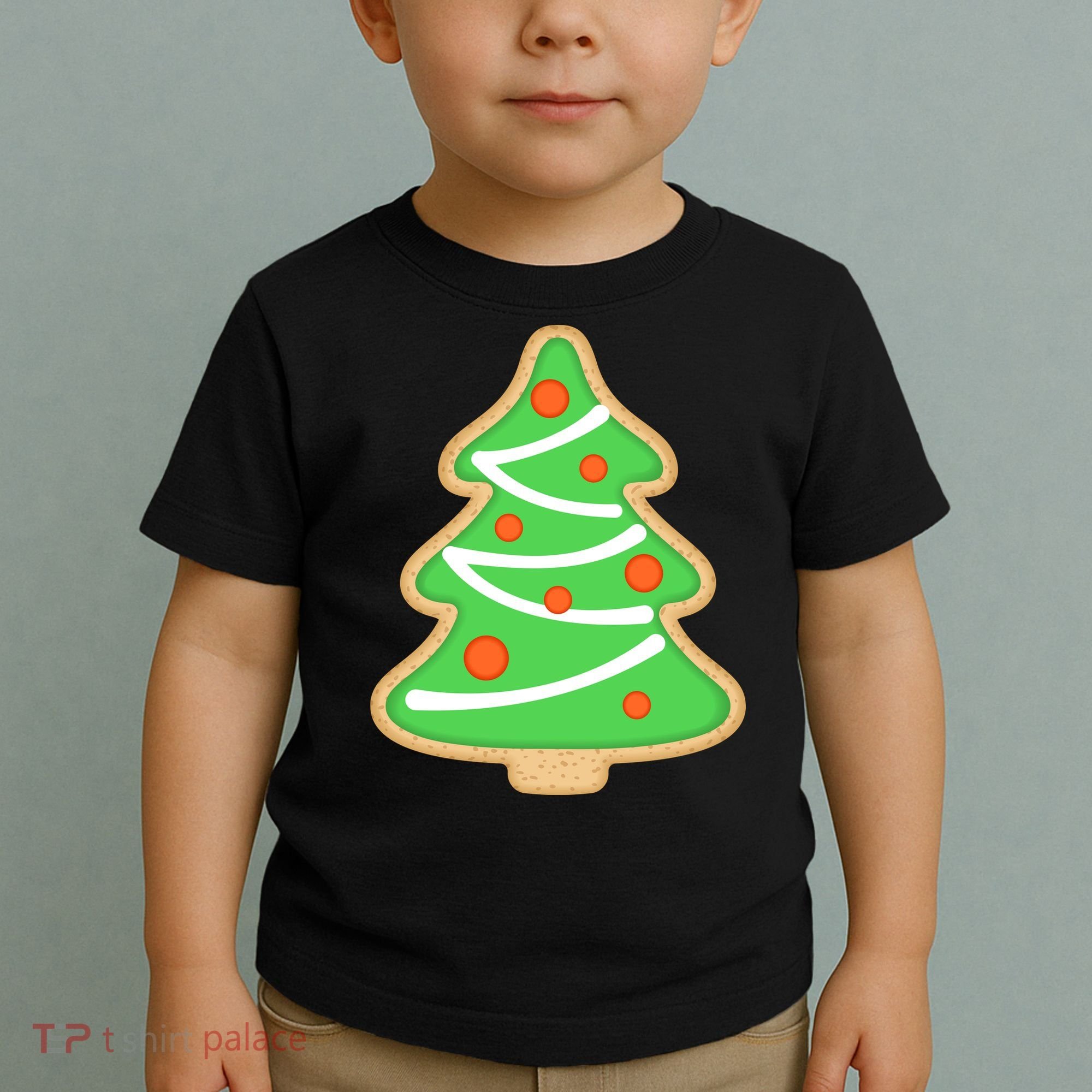 Christmas Tree Cookie Cute Holiday Toddler T-Shirt
