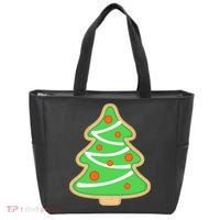 Christmas Tree Cookie Cute Holiday Tote Bag thumb 0