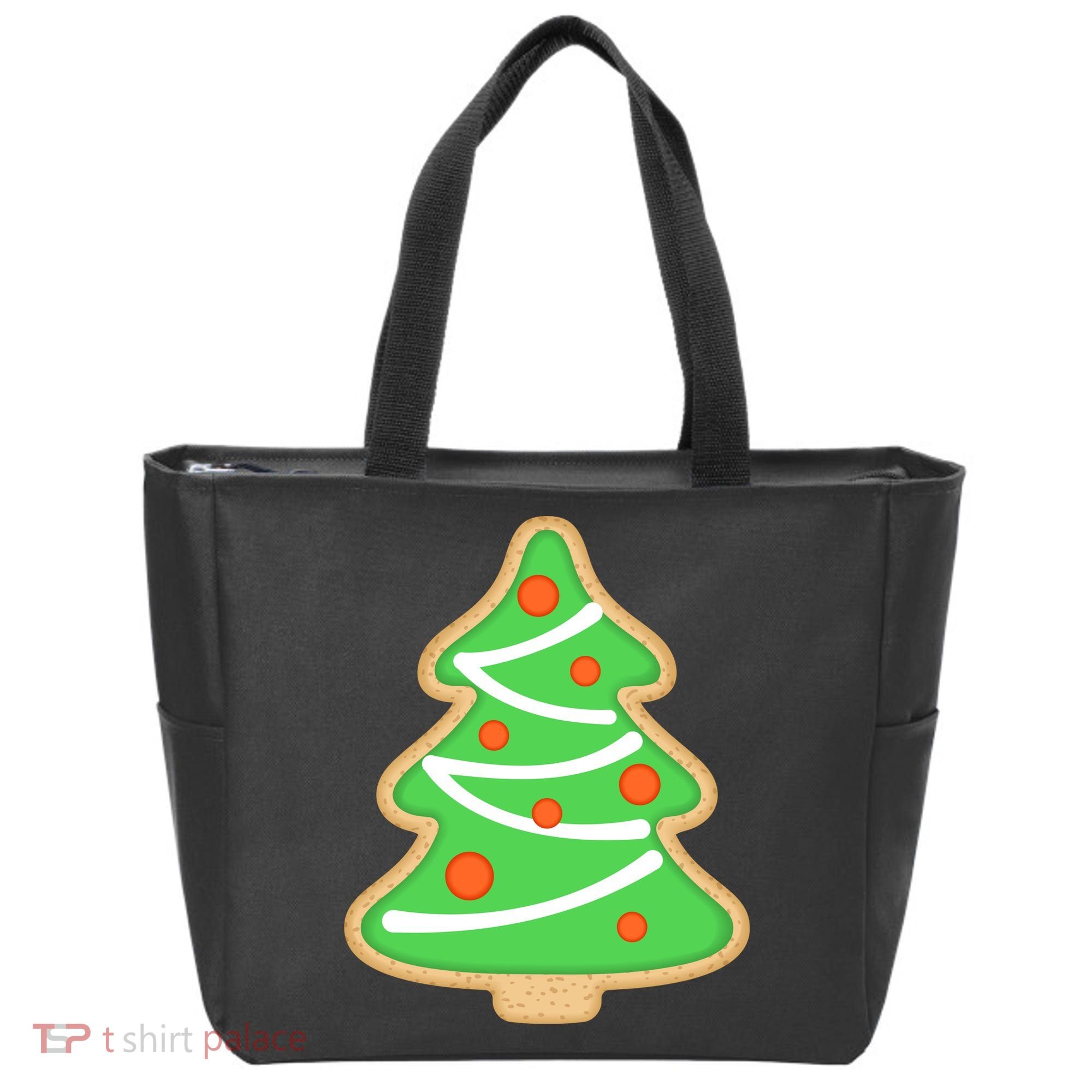 Christmas Tree Cookie Cute Holiday Tote Bag