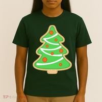Christmas Tree Cookie Cute Holiday T-Shirt thumb 4