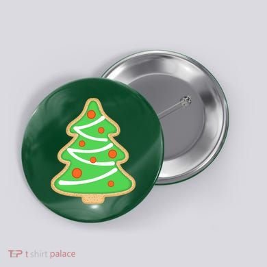 Christmas Tree Cookie Cute Holiday Button