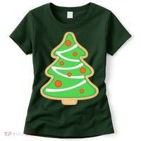 Christmas Tree Cookie Cute Holiday Women's T-Shirt thumb 0