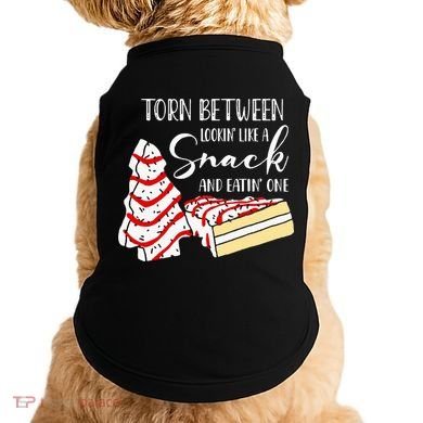 Christmas Tree Cake Torn Between Looking' Like a Snack  Doggie Tank