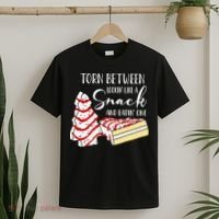 Christmas Tree Cake Torn Between Looking' Like a Snack  T-Shirt thumb 2