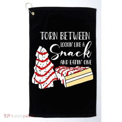 Christmas Tree Cake Torn Between Looking' Like a Snack  Golf Towel