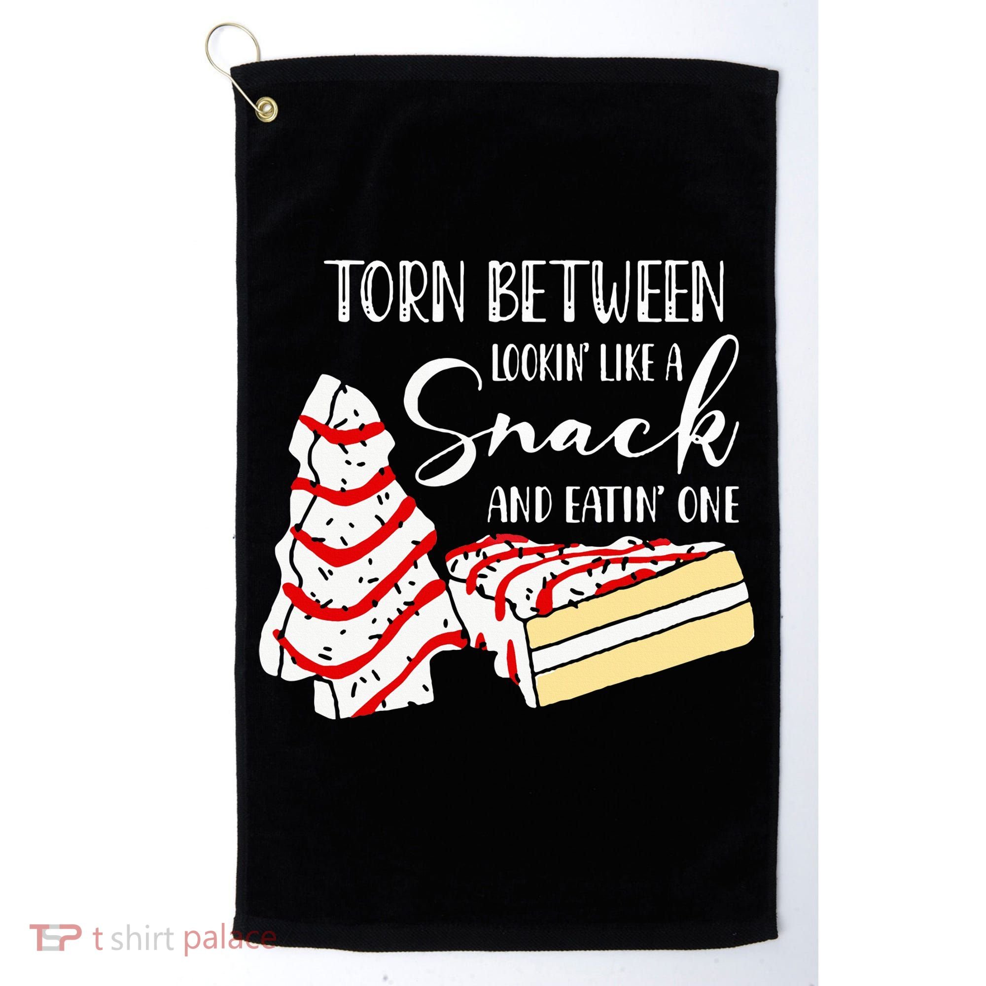 Christmas Tree Cake Torn Between Looking' Like a Snack  Golf Towel
