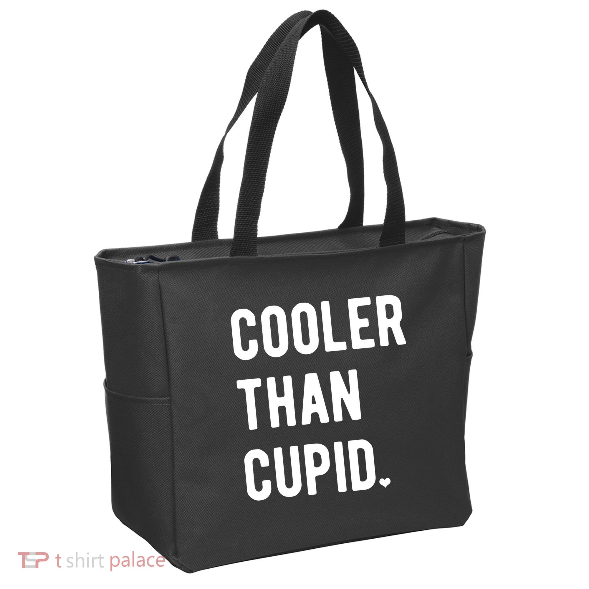 Cooler Than Cupid Tote Bag