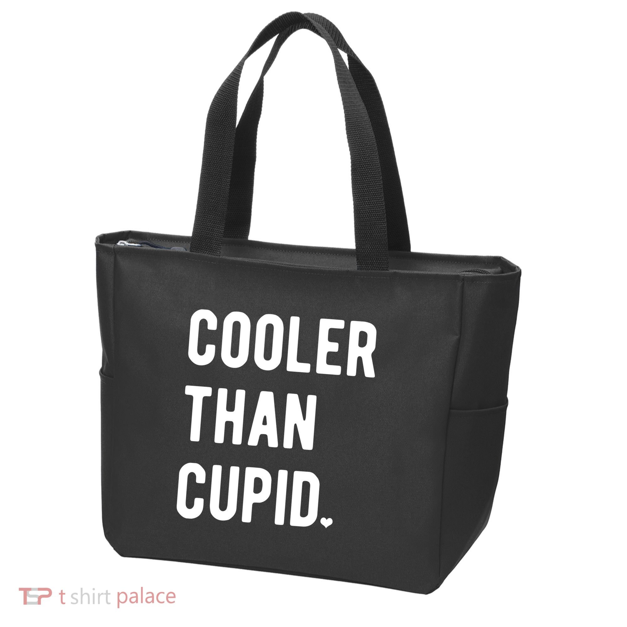 Cooler Than Cupid Tote Bag
