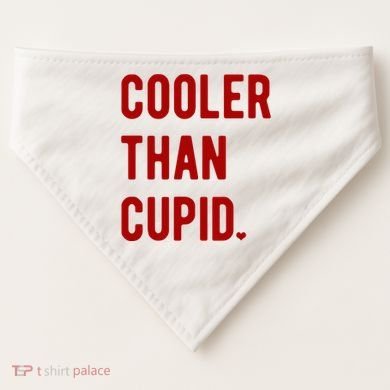 Cooler Than Cupid USA-Made Doggie Bandana