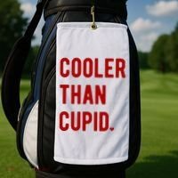 Cooler Than Cupid Golf Towel thumb 2