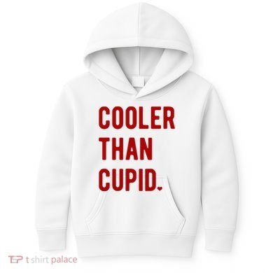 Cooler Than Cupid Kids Hoodie