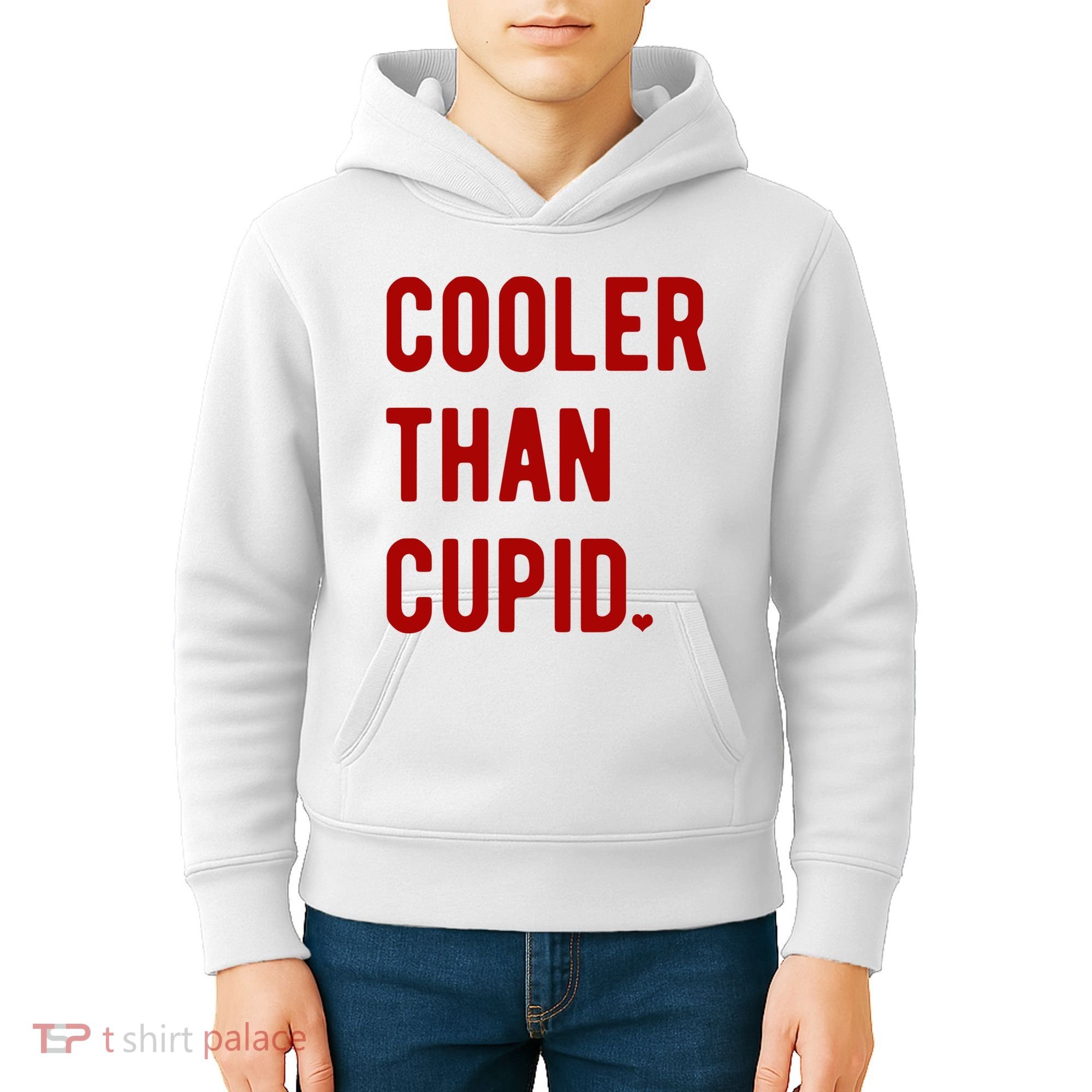 Cooler Than Cupid Kids Hoodie