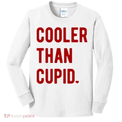 Cooler Than Cupid Kids Long Sleeve Shirt