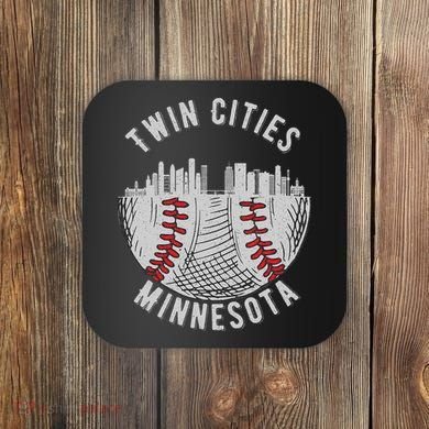 Cool Twin Cities Minnesota Mn Baseball Skyline Coaster