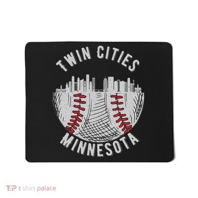 Cool Twin Cities Minnesota Mn Baseball Skyline Mousepad
