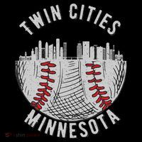 Cool Twin Cities Minnesota Mn Baseball Skyline Visor thumb 3