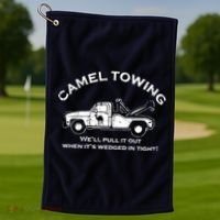 Camel Towing Golf Towel thumb 1