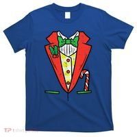 Christmas Tuxedo Costume Funny Xmas Tux Bowtie Funny T-Shirt thumb 0