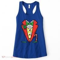 Christmas Tuxedo Costume Funny Xmas Tux Bowtie Funny Women's Tank Top thumb 0