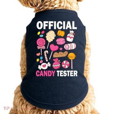 Candy Tester Cool Candy Lollipop Halloween Sweet Doggie Tank