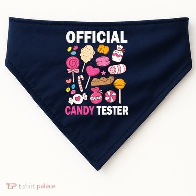Candy Tester Cool Candy Lollipop Halloween Sweet USA-Made Doggie Bandana