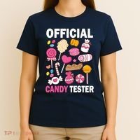 Candy Tester Cool Candy Lollipop Halloween Sweet T-Shirt thumb 4