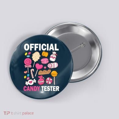 Candy Tester Cool Candy Lollipop Halloween Sweet Button