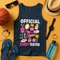 Candy Tester Cool Candy Lollipop Halloween Sweet Tank Top thumb 4