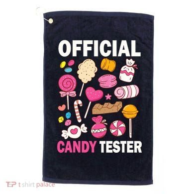 Candy Tester Cool Candy Lollipop Halloween Sweet Golf Towel
