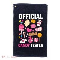 Candy Tester Cool Candy Lollipop Halloween Sweet Golf Towel thumb 0